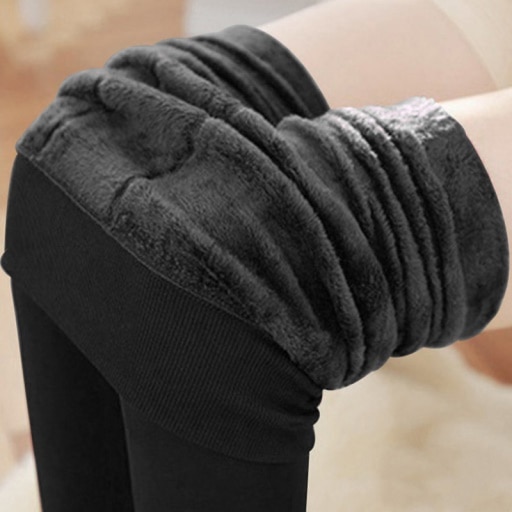 블랙 밍크 융털레깅스