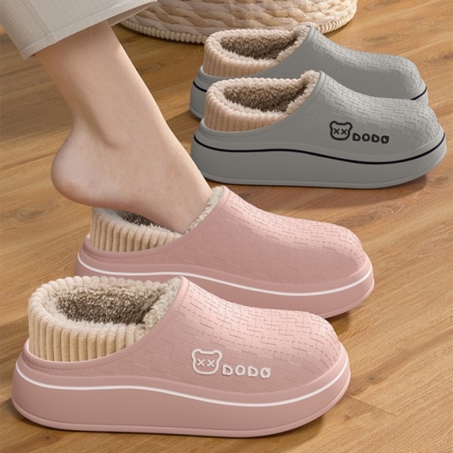 경량 EVA 논슬립 방수털신