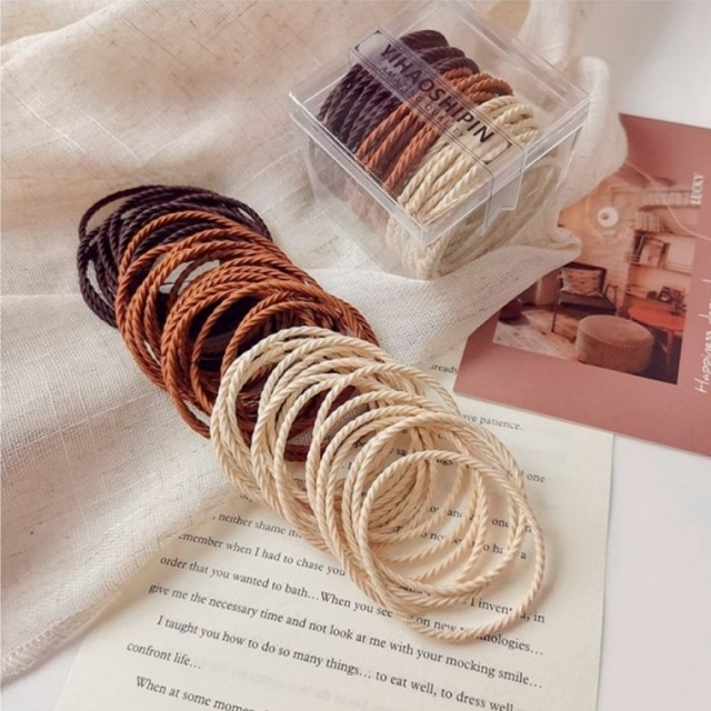 짱짱한 데일리 베이직 헤어끈 50개세트