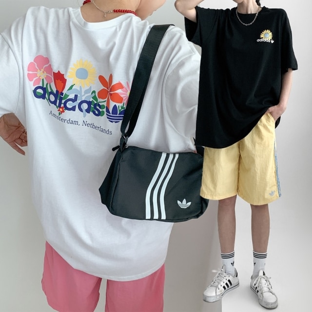 불꽃가든 오버핏 티셔츠