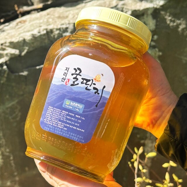 [무료배송] 건강한 지리산 프리미엄 벌꿀 2.4kg