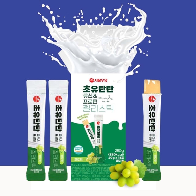 서울우유 초유탄탄 류신 프로틴 젤리스틱
