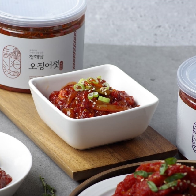최고함량 속초 저염 오징어젓갈 500g