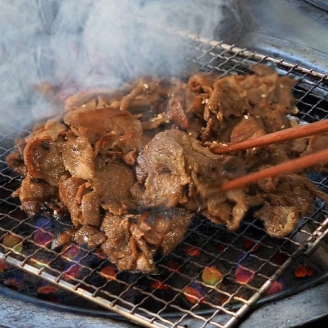 불향폭발! 진짜 연탄직화 간장불고기