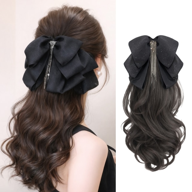 풍성포니테일가발집게핀