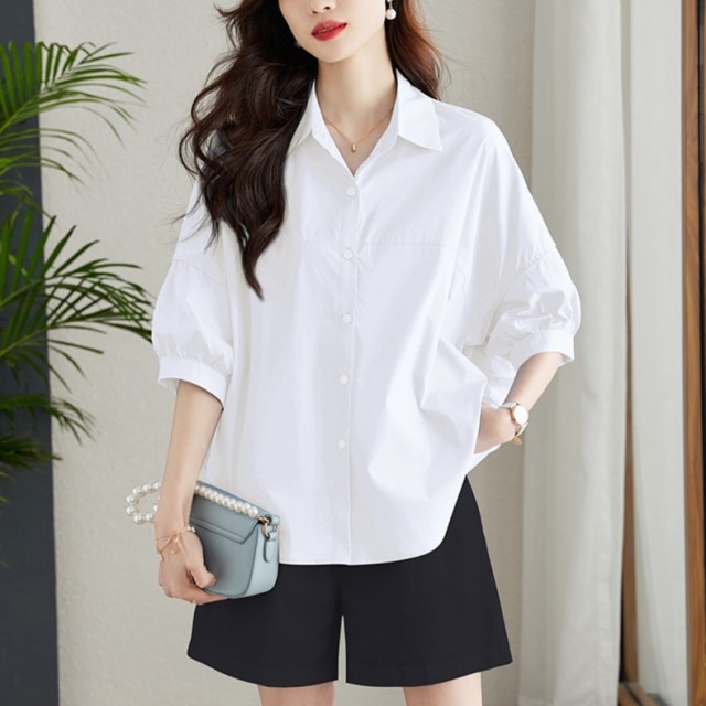 [한끗 다른 핏] 썸머 루즈 반팔셔츠