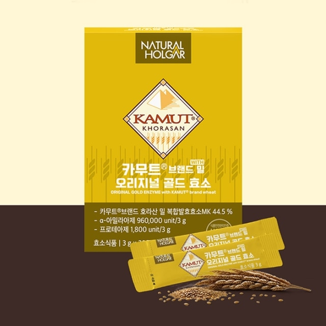 [홈쇼핑 완판] 고역가 보장 카무트 오리지널 골드 효소