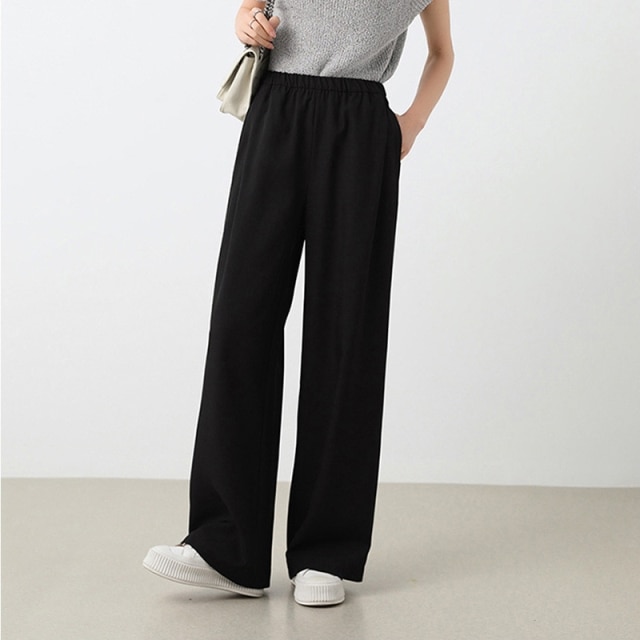 모던 와이드 밴딩 팬츠 3컬러